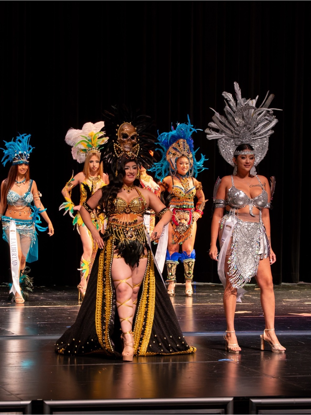 Goddess of the underworld Costume - Black & Gold